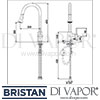 Bristan Apricot Prof Kitchen Tap Pull Out Spray Spares